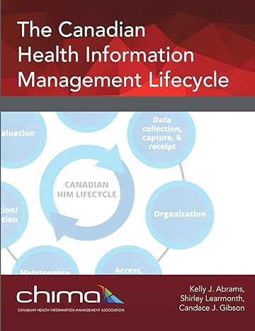 The Canadian Health Information Management Lifecycle - Epub + Converted Pdf